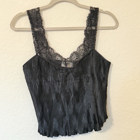 Victoria's Secret Tops - Vintage Y2K Victorias Secret Tank Top Pleated Whimsigoth Fairy Grunge Romantic